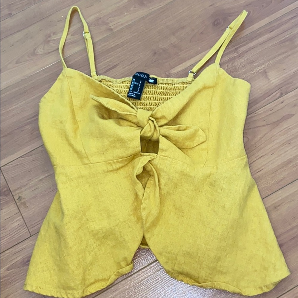 forever 21 mustard tank
